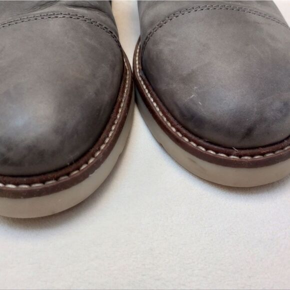 Clarks Grandin Top Chukka Boot in Gray Nubuck, size 8 - Picture 6 of 15